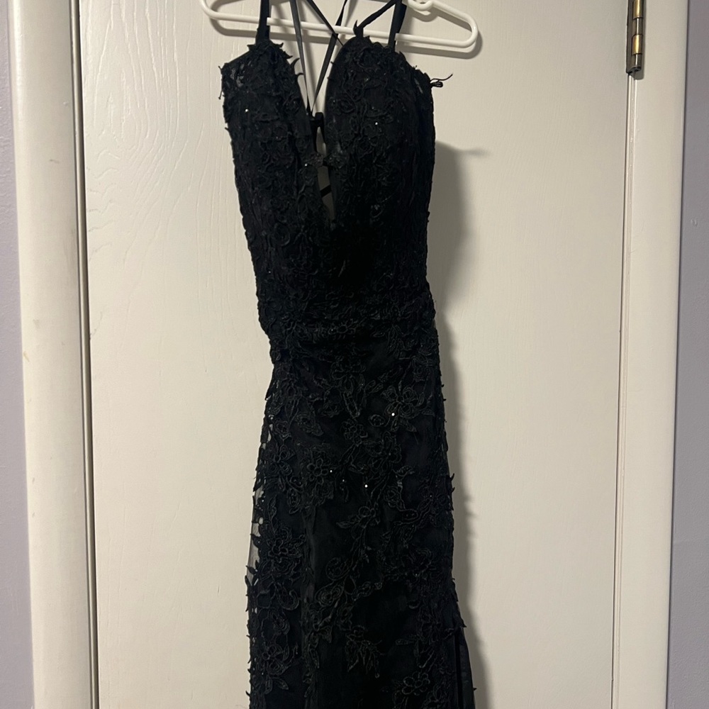 Black Aidyn Gown, Size Small, New With Tags, Never worn. - Picture 2 of 16